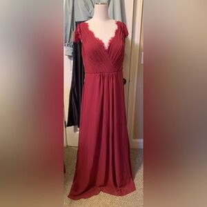 JJSHouse 14 NWT Wedding and Special Occasions Dress Mulberry Bridesmaid